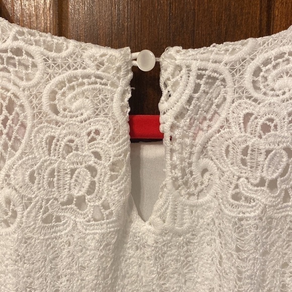 Monteau Spaghetti strap Laced Overlay Dress - Picture 7 of 7